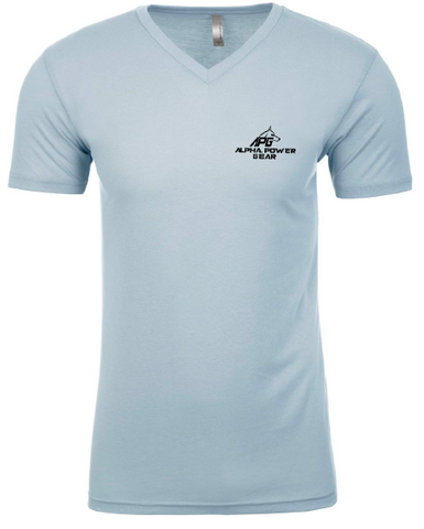 Light Blue APG V-Neck