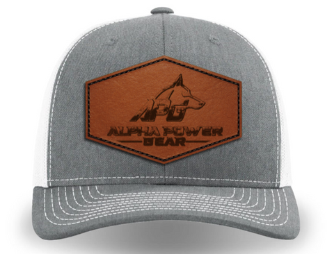 Richardson 112 Trucker - Heather Grey & White